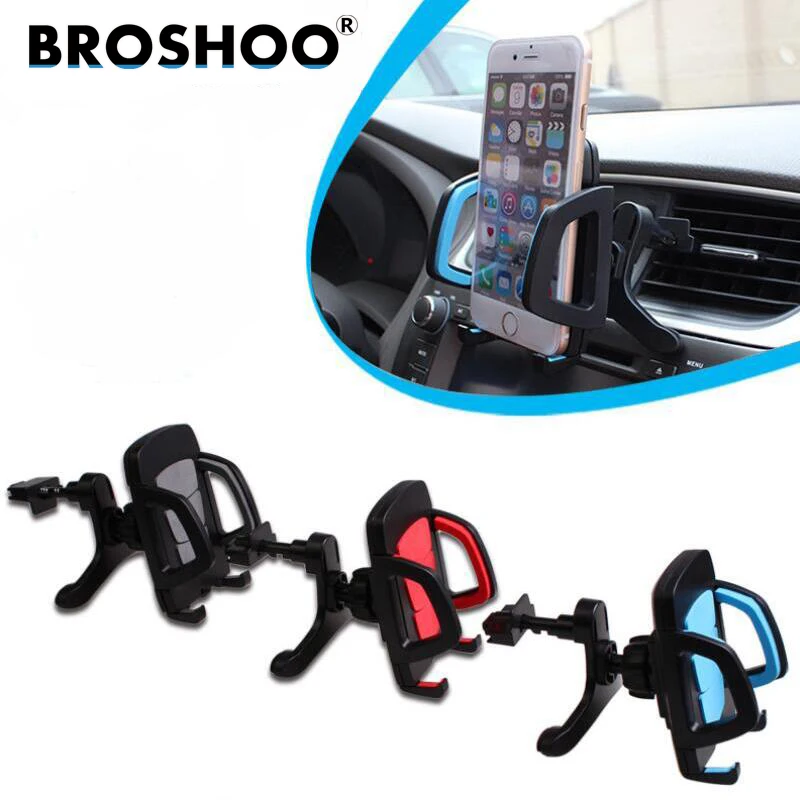 

BROSHOO Автомобильный многофункциональный держатель для розетки воздуха для Iphone 5 мобильный телефон 6 для Samsung Galaxy Series автостайлинг