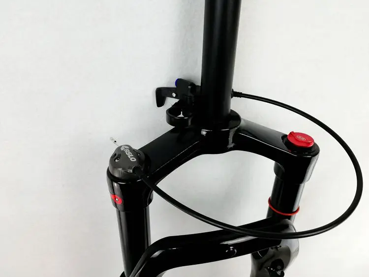 MTB Moutain 26inch Bike Fork Fat bicycle Fork Air Gas line Locking Suspension Forks Magnesium Aluminium Alloy 26"4.0"Tire 135mm