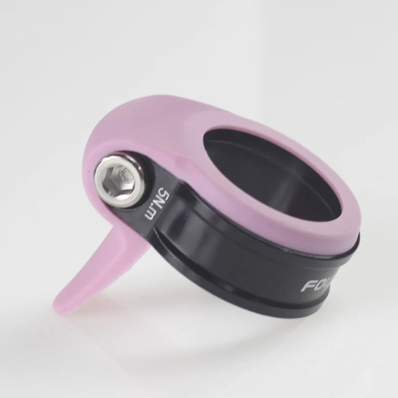 pink 349 Fouriers дорожный MTB подседельный штырь зажим с резиновой фиксацией 31,8 мм 34,9 мм для 27,2 мм 31,6 мм водонепроницаемый пыленепроницаемый Аксессуары для велосипеда - Цвет: pink 349