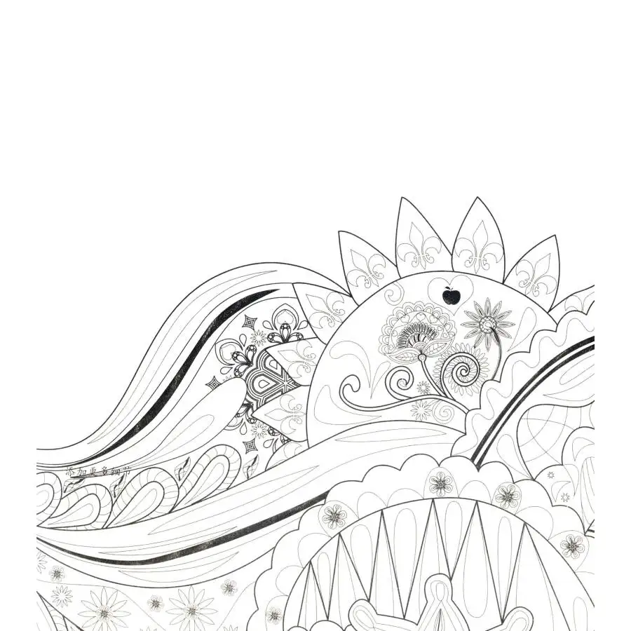 Mysterious Garden Coloring Book For Adult Children Graffiti Painting Drawing Secret Style Antistress Art Colouring Books |
