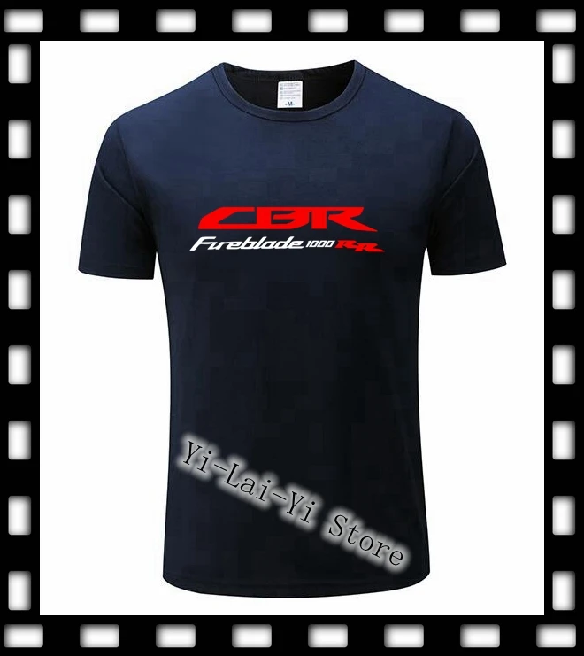Брендовые Новые мужские футболки из 100% хлопка Япония мотоцикл CBR 1000RR Fireblade