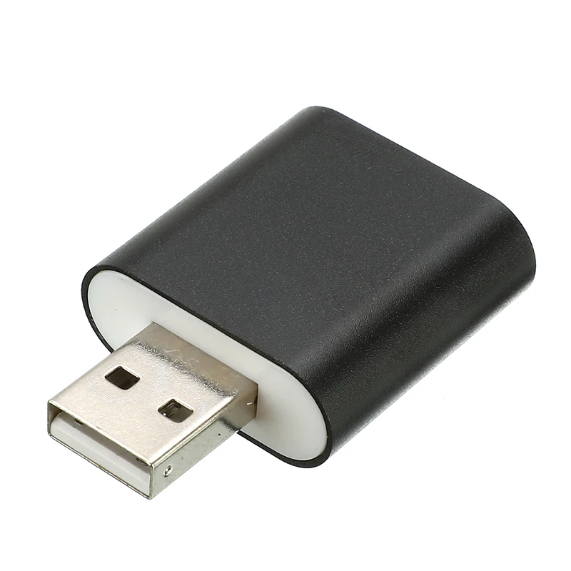 1 шт. мини Аудио Звуковая карта Adpater Внешний USB 2,0 7,1 CH Виртуальная Звуковая карта адаптер конвертер для ноутбука