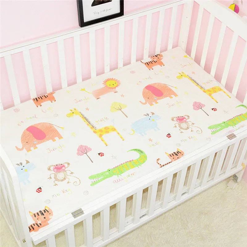 fitted sheets 10 Детская простыня из хлопка для кроватки, мягкий матрас для детской кровати, защитный чехол с рисунком для новорожденных, простыня для кроватки, размер 130*70 см - Цвет: fitted sheets 10