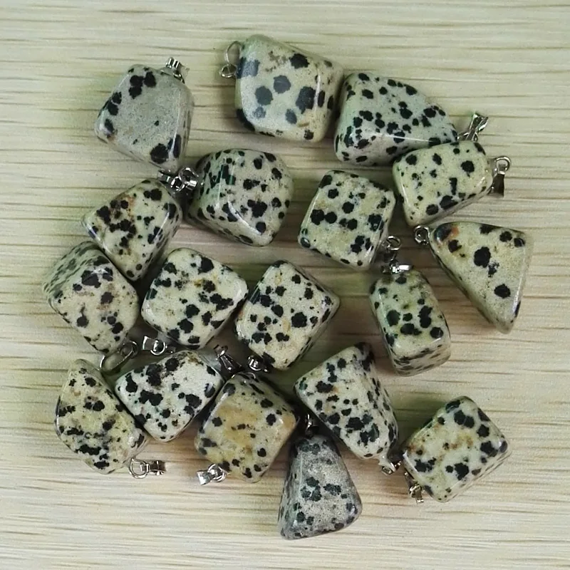 

Wholesale fahsion Irregular Natural Stone spots Pendants for jewelry making 36pcs/lot Free shipping