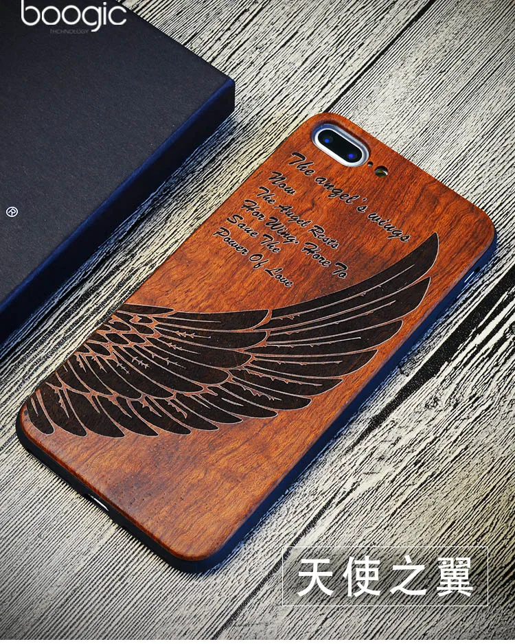 Ударопрочный тонкий роскошный деревянный чехол для телефона Lost At Sea Iphone 5 6 6S 6Plus Plus