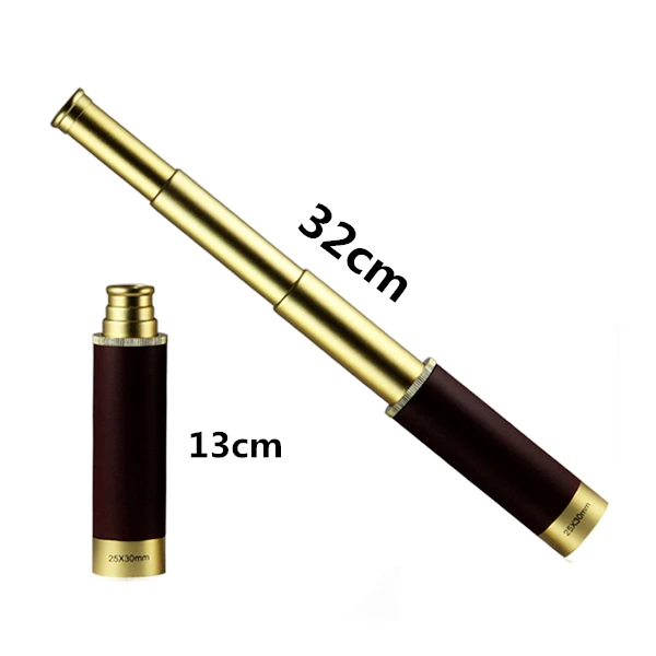 30x40 Pirates of the caribbean telescopio Monocular telescope optics Nautical Brass Spyglass Maritime Outdoor Camping Genuine |
