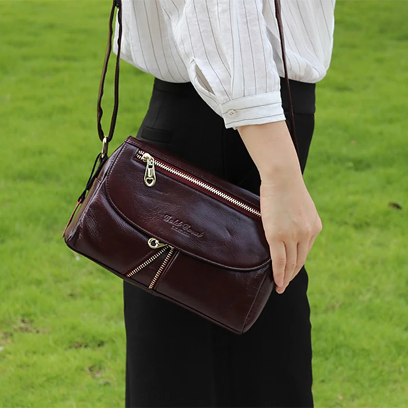 Женская сумка хобо из натуральной воловьей кожи|bag high quality|women shoulder bagfashion bags |