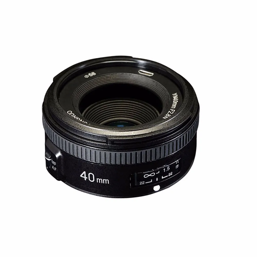 Объектив YONGNUO 40 мм F2.8 Стандартный Prime AF/MF автоматический ручной фокус YN40mm для Nikon D90 D80 D7200 D7100 D5400 D5500 D3400 D3300 D3200