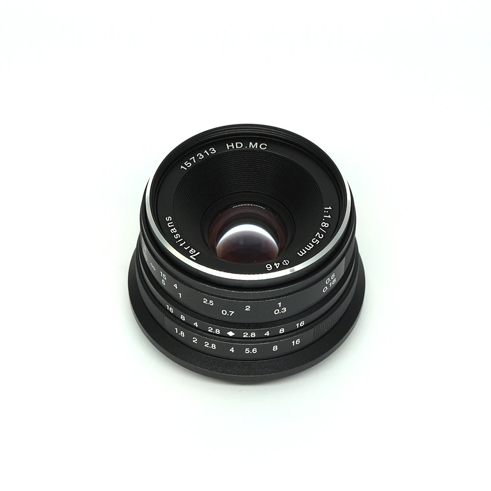 7 ремесленников 25 мм F1.8 объектив с E креплением для Canon EOS-M Micro 4/3 крепление/для sony A7
