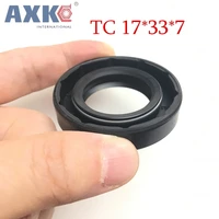 shaft oil seal tc 17337 rubber covered double lip with garter springsize17mm33mm7mm20pcs