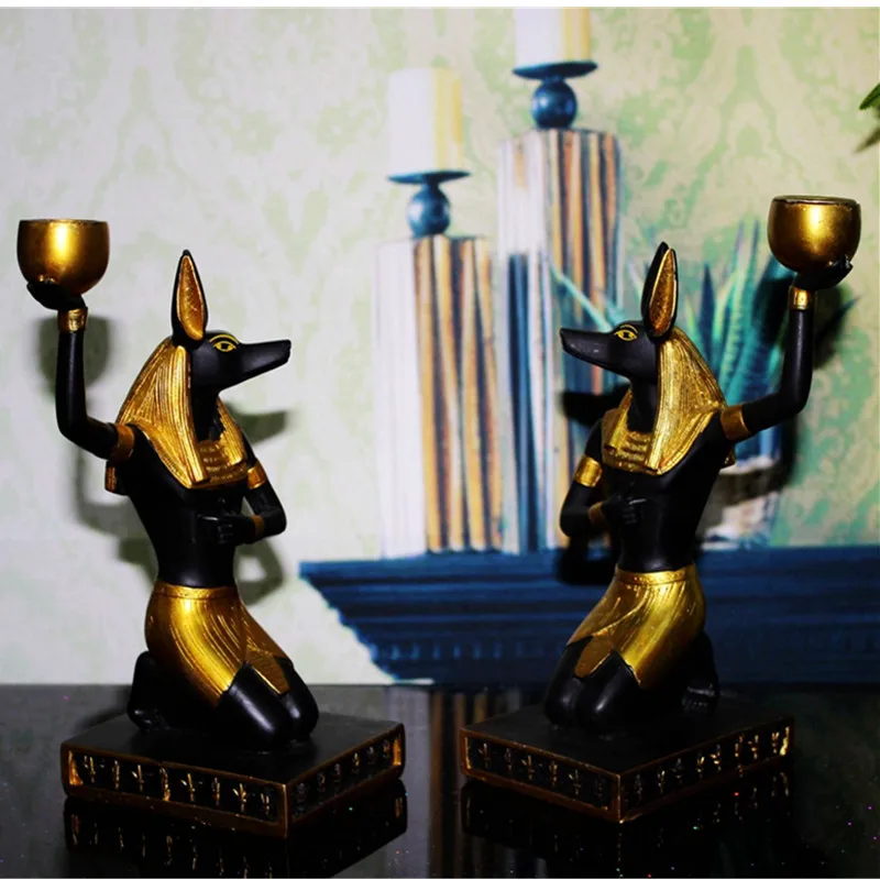 Магниты в египетском стиле Inugami Candleholder украшения креативная гостиная спальня обои для рабочего стола древний Египетский ремесленник X1803