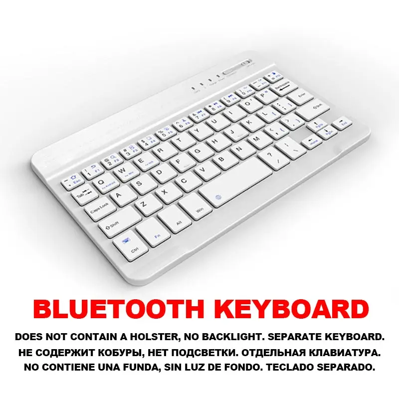 White keyboard Чехол для iPad Pro 12,9, чехол для клавиатуры с карандашом, силиконовый чехол на заднюю панель, Чехол для iPad Pro 12,9 - Цвет: White keyboard