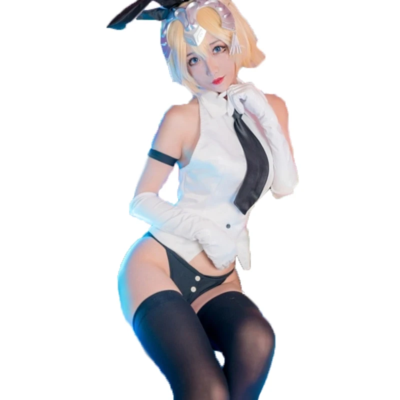 Костюмы для косплея с героями аниме Fate Grand Order одежда Lancer служанка Жанна Банни