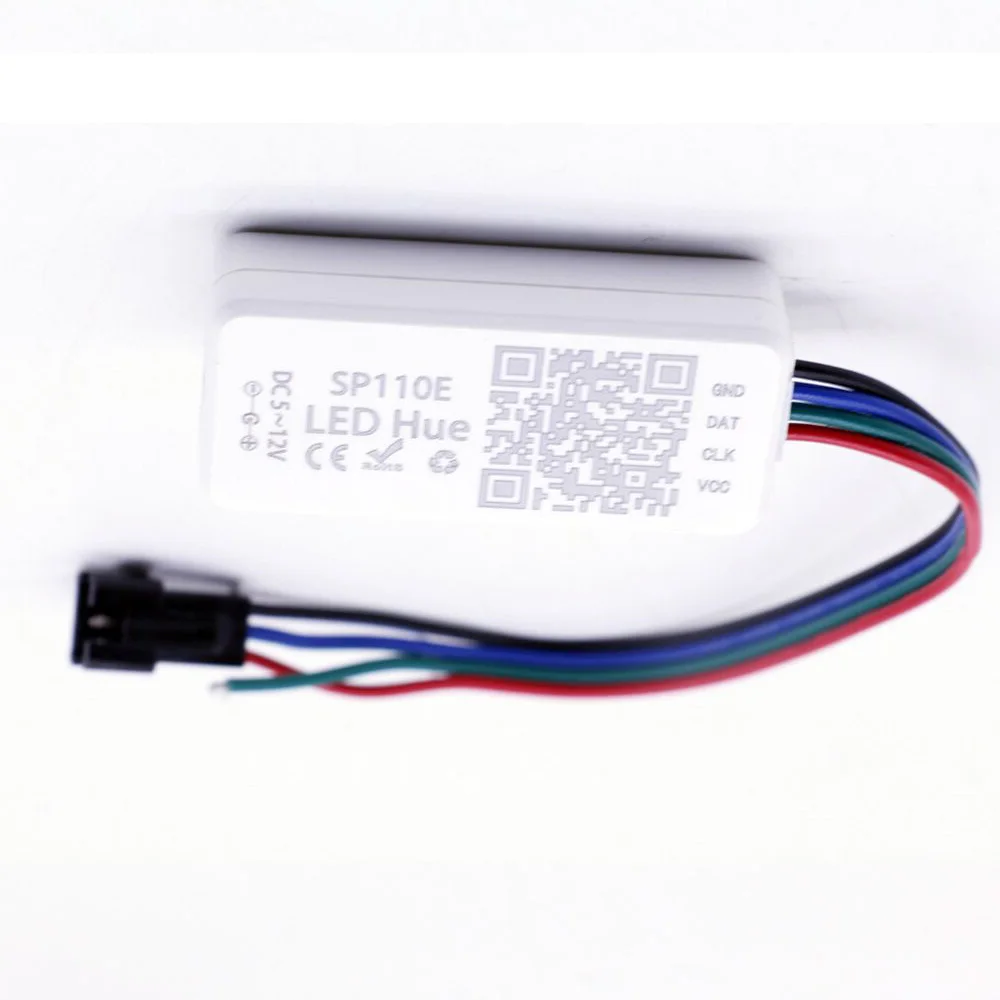 SP107E Bluetooth музыкальный контроллер SP108E wifi WS 2811/2812B светодиодный контроллер от смартфона APP SP 110E мини-контроллер светодиодный
