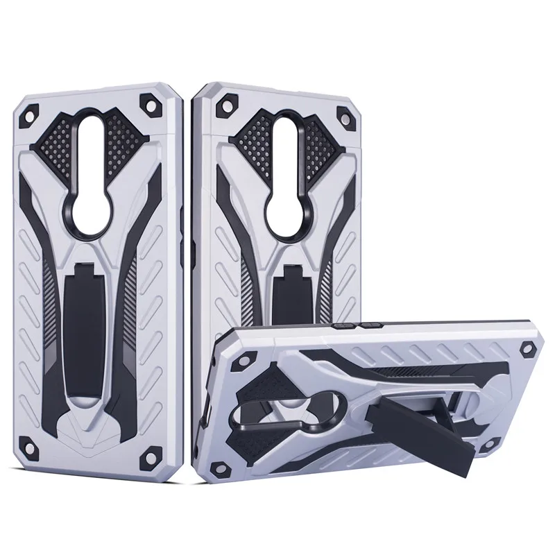 Чехол держатель для OPPO F11 Pro Hybrid Armor Stand Hard Cover A9 A37 A39 A57 F3 A77 F5 A79 A83 F7 F9 R17 A5 A3S K1