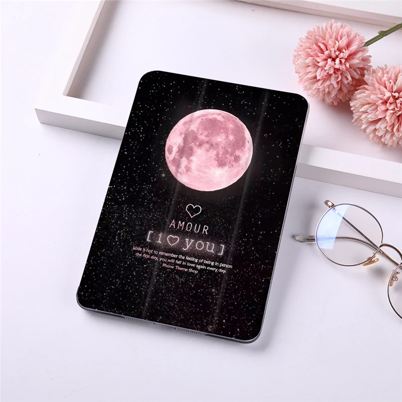 Чехол-книжка для iPad Pro 9," 10,5" 1" 12,9" из искусственной кожи с изображением ночного неба для планшета, складной чехол-книжка