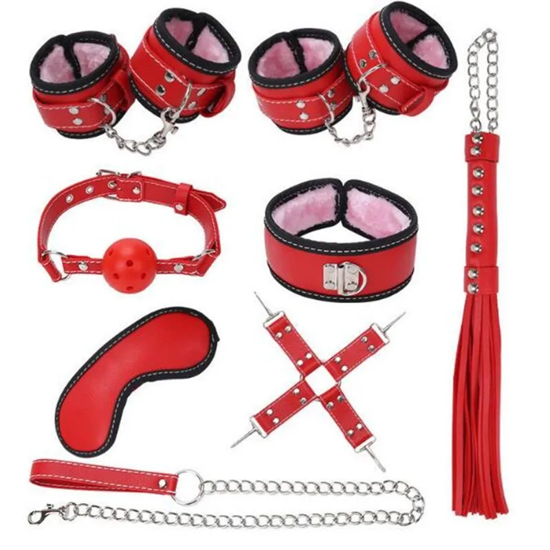 Sex Lingerie Erotic BDSM Kits Bondage Butt Anal Rope Hand Cuffs Whip Blindfold Dildo Toys Adult Game | Красота и здоровье