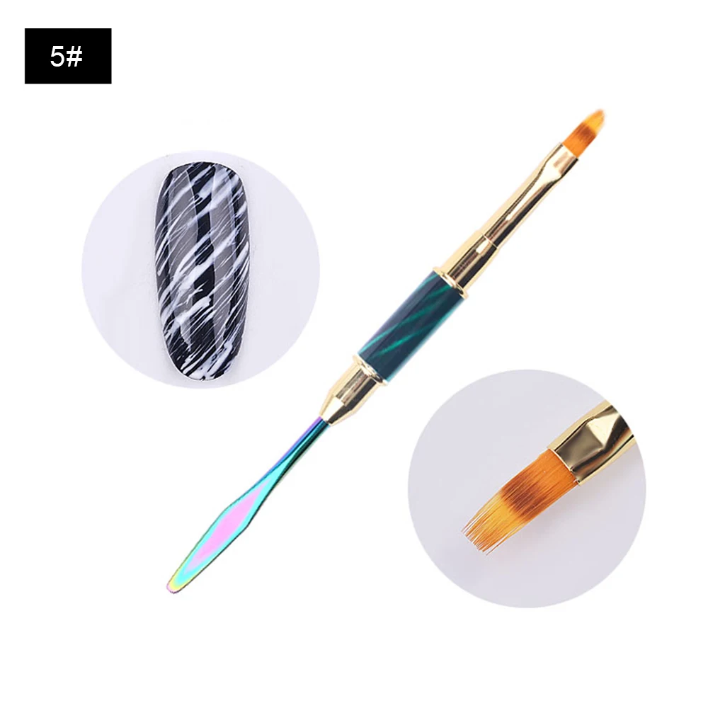 Щетка для ногтей ELECOOL ручки резьбы полиуф гель наращивания акриловый лак кончики