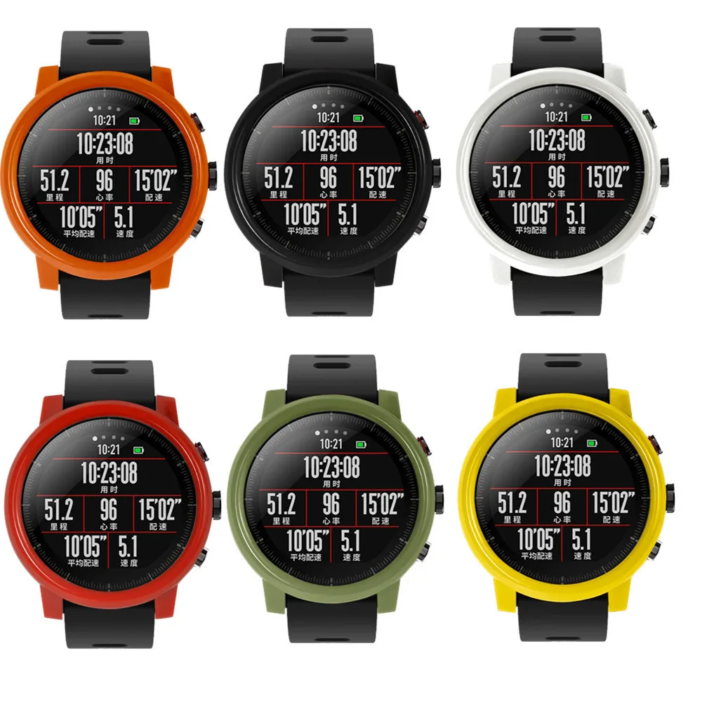 Защитный чехол тонкая рамка красочный для ПК защитный Huami Smart Stratos/2/2 S аксессуары