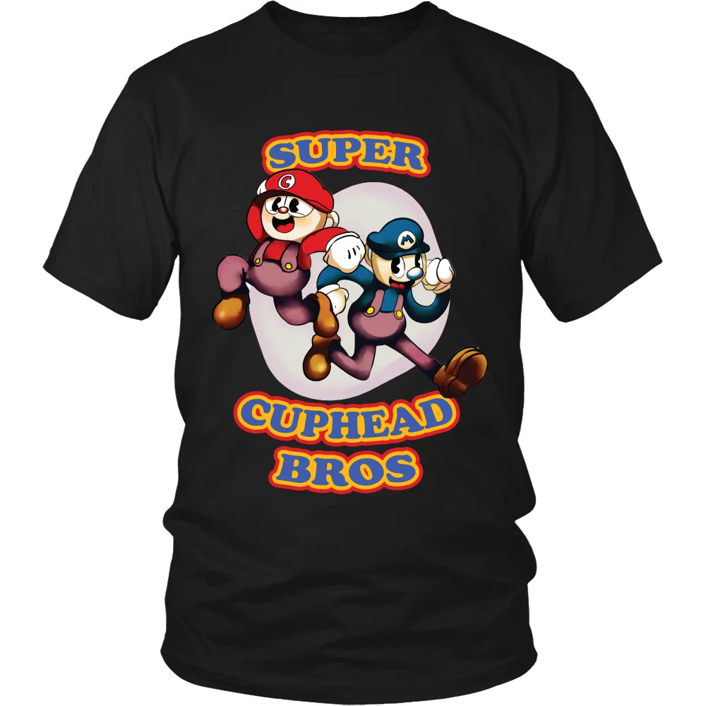 Cuphead рубашка футболка супер cuphead bros смешные """супер марио""" Для