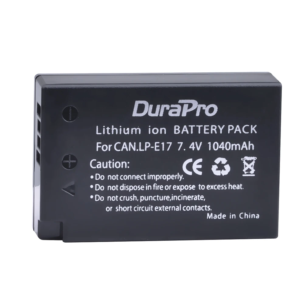 Сменный аккумулятор для Canon LPE17 LP E17 + 3 шт. светодиодный USB зарядное устройство EOS