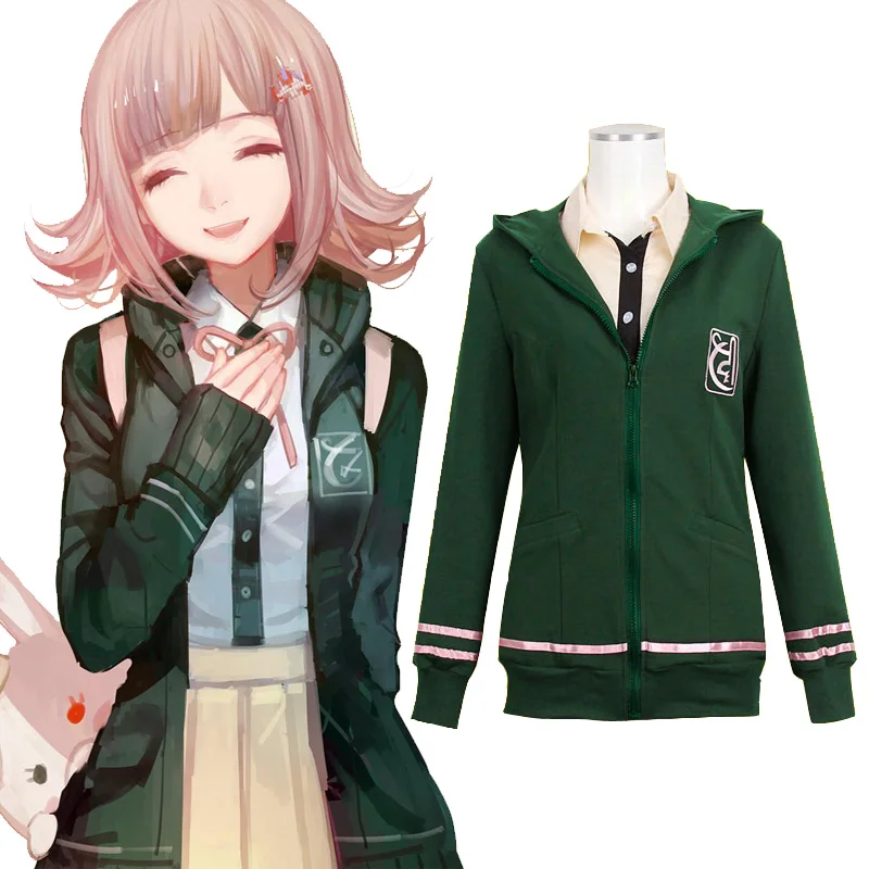 Супер Danganronpa 2 Dangan Ronpa триггер счастливый хаос Косплей Chiaki Nanami школьная Униформа