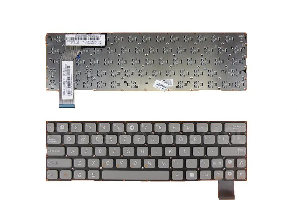 

US Keyboard For ASUS Eee Pad Slider SL101 GARY New Laptop Keyboards With PN:V125862BS1 04G0KS1