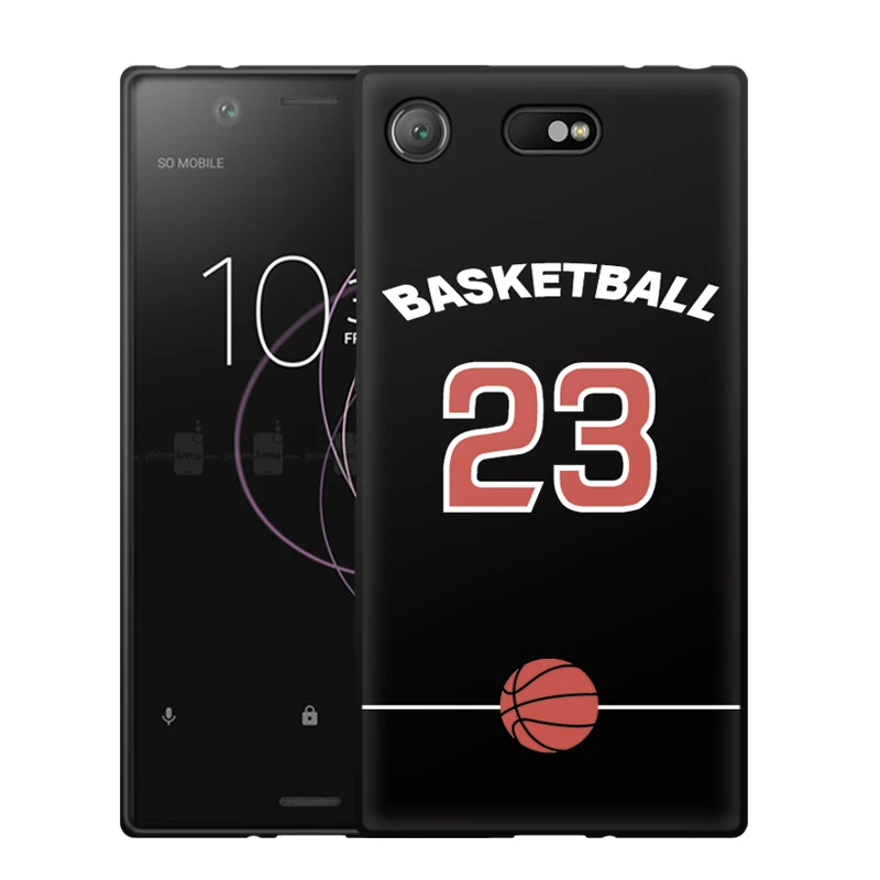 Чехол для телефона EiiMoo Sony Xperia XZ1 Compact черный матовый силиконовый чехол с милым