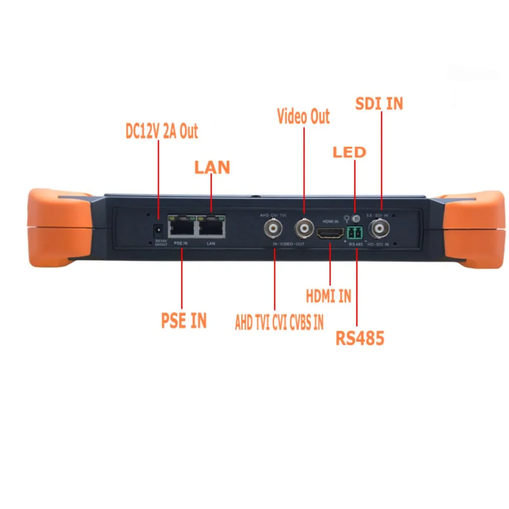 Новейшие CCTV мониторы тестера X9 8 дюймов H.265 4K ip-камера тестер 8MP TVI CVI 5MP AHD SDI CVBS камера тестер с кабелем трассировки