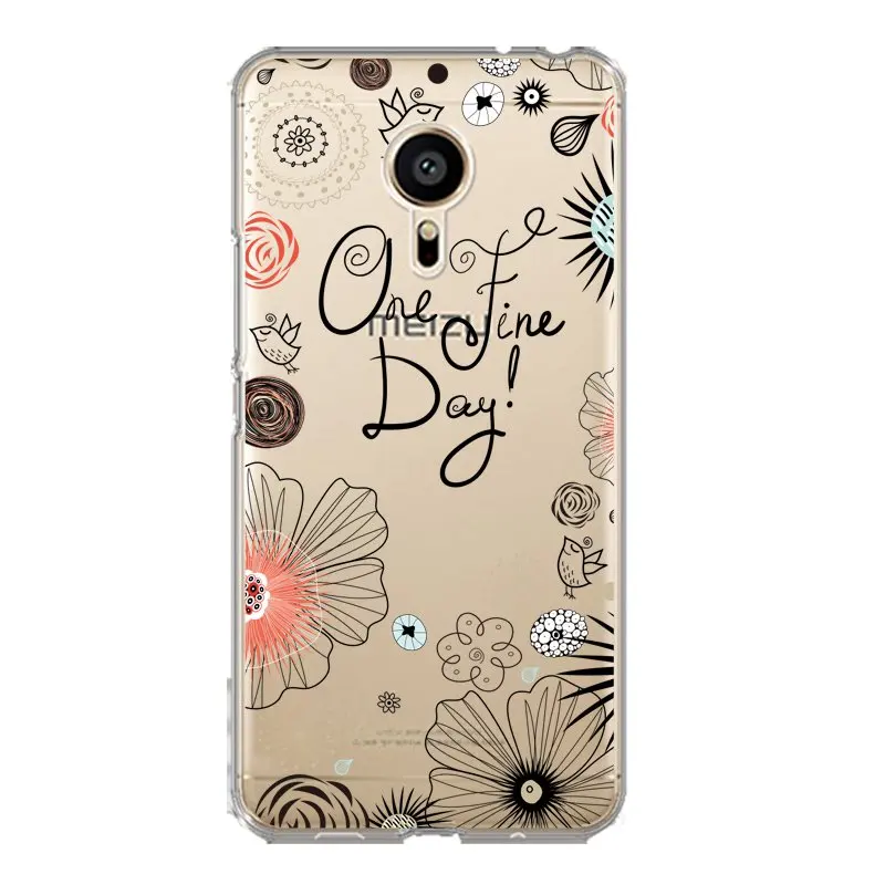 Cute Simple Luxury hand flower deer love Soft Clear TPU Phone Case For meilan MX6 pro6 U20 U10 A5 M5 M5S E E2 Free Shipping | Мобильные