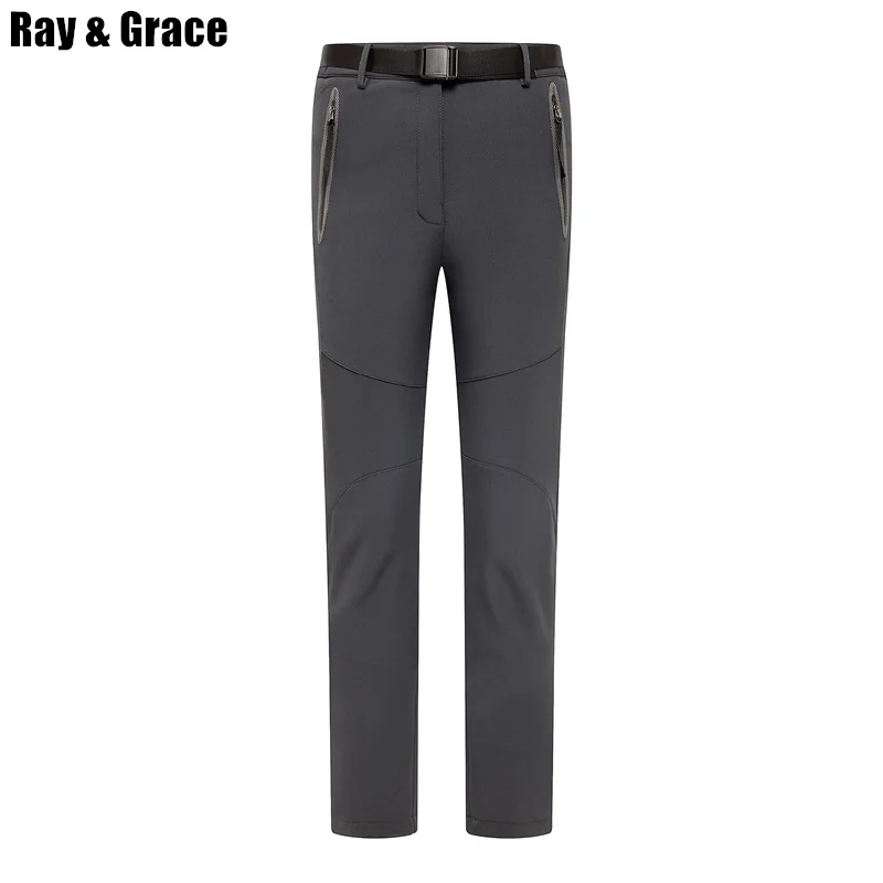 Женские брюки RAY GRACE зимние штаны для походов уличные из флиса теплые флисовые