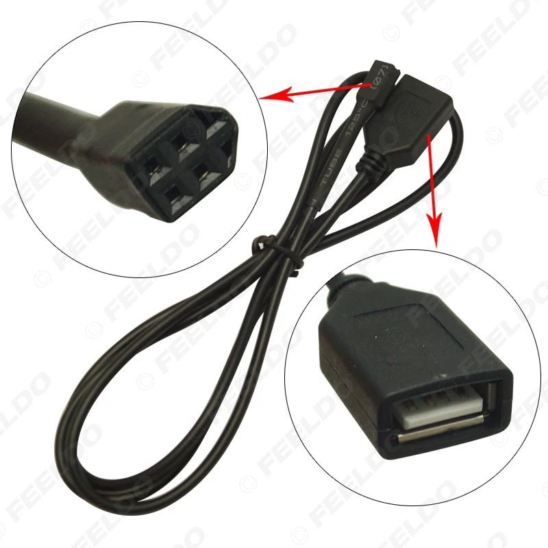 LEEWA 30 шт. автомобильный оригинальный 4-контактный разъем к USB адаптеру Conector для Nissan