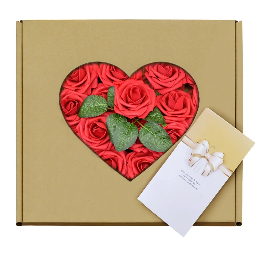 

Artificial Flowers Red Fake Flowers Centerpieces for Tables, 25 Pieces