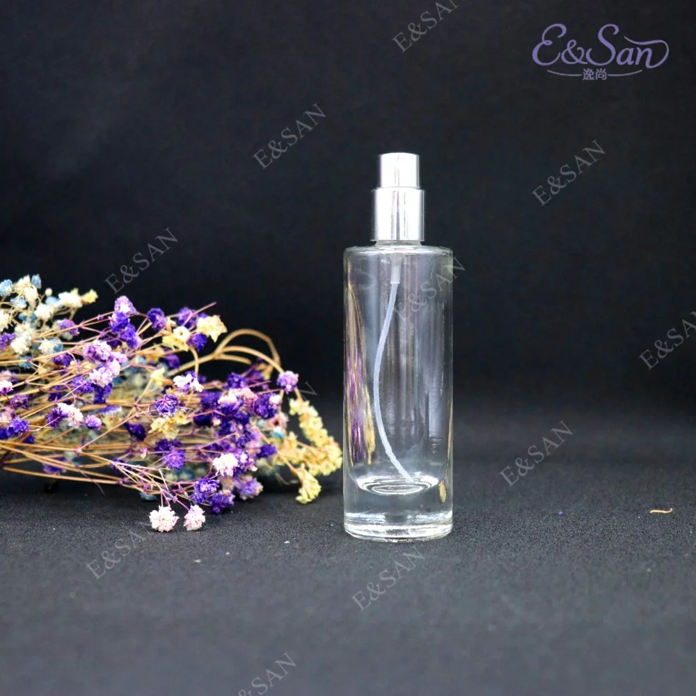 PT022C 30ML прозрачный прямые округлые стеклянная бутылка для духов пустая