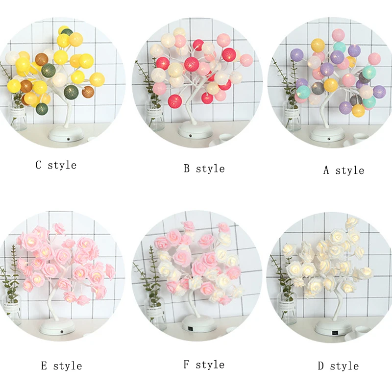 Рождественская Ночная лампа подарок на день рождения декорированная