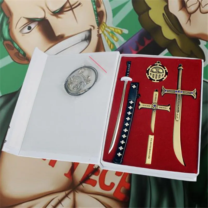 Анимационная модель одна штука Dracule Trafalgar Law металлическая подвеска для ожерелья
