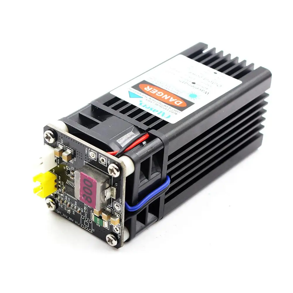 Лазерная головка oxlasers высокой мощности 15 Вт DIY TTL 450 нм Синий лазерный модуль для