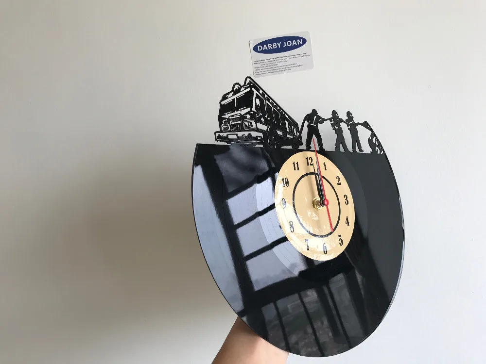 часы с кукушкой Очень классные Новинка виниловые настенные пожарных тема