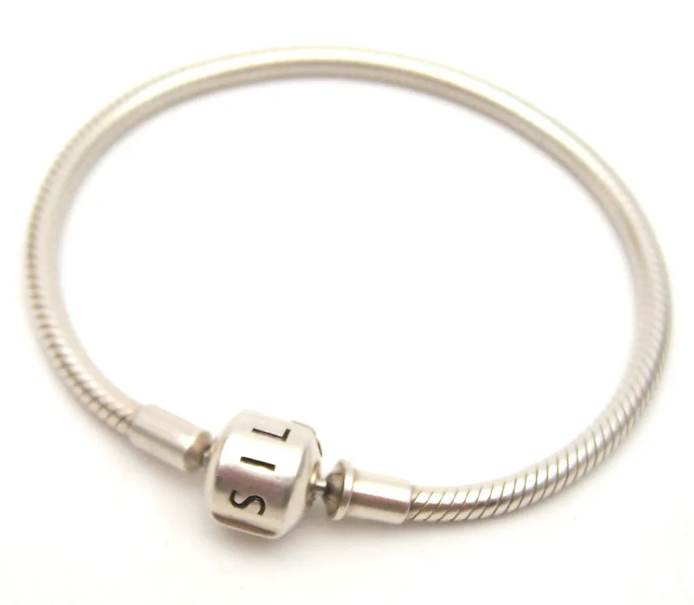 

YSL SV European Authentic 925 Sterling Silver Snake Chain Bracelet Sterling Silver Jewelry Cortico snakes Fashion Diy Jewelry
