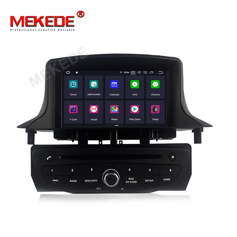 MEKEDE 2 + 16G Android 9 0 Автомобильный DVD Радио стерео плеер для Renault Megane 3 Fluence 2009 2015 с аудио