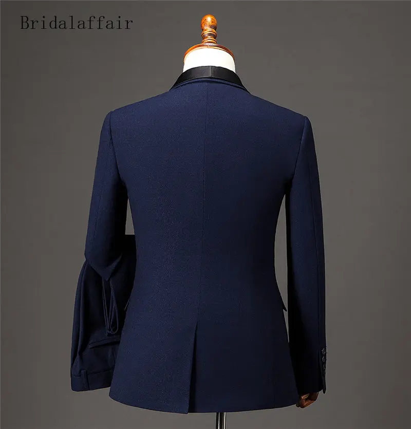 Bridalaffair/модные мужские костюмы Свадебный костюм жениха на выпускной 3 предмета