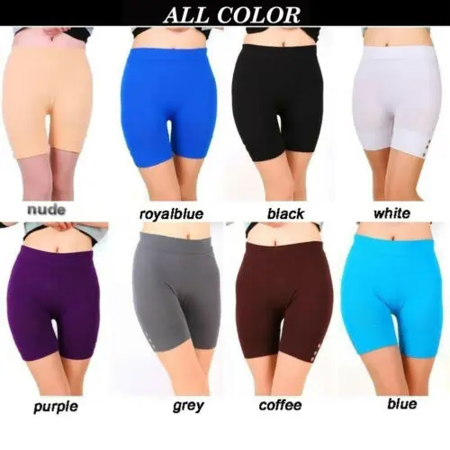 Новинка модные женские летние однотонные обтягивающие тонкие укороченные 1/2