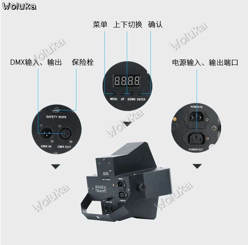 Stage lighting Sound Control seven lantern KTV Flash light Bar trampoline lamp Home Nightclub four-an effect CD50 W03 | Освещение
