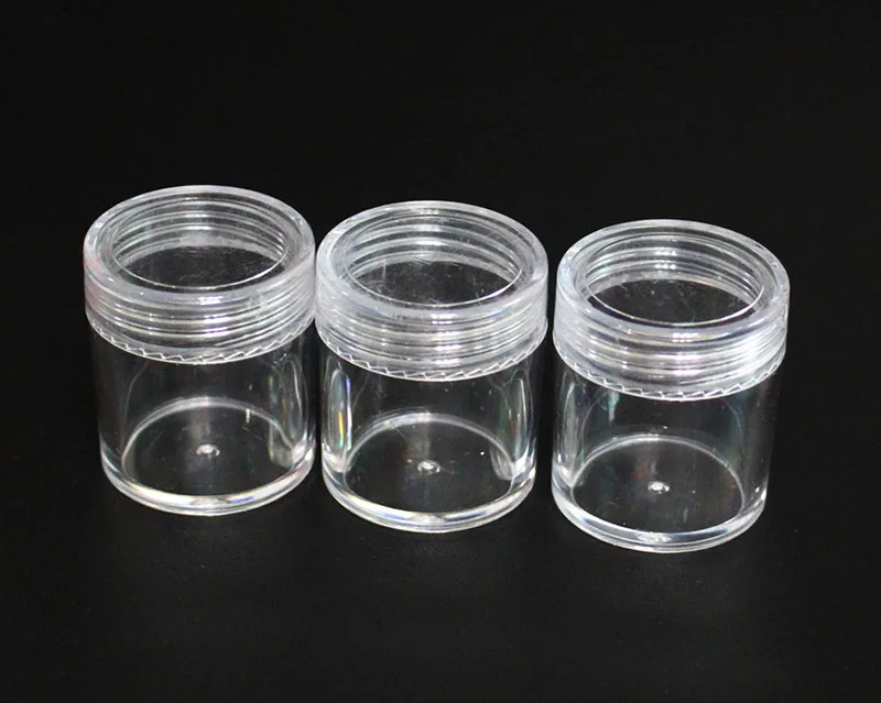100 шт. 10 г пластиковые прозрачные банки для хранения пудры|loose powder jar|powder jarplastic bottles