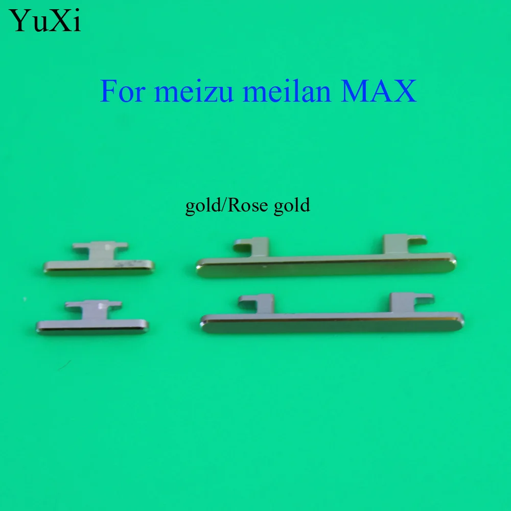 YuXi Боковая кнопка питания запасная часть ключа громкости для Meizu meilan mx5 MX6 pro MAX |
