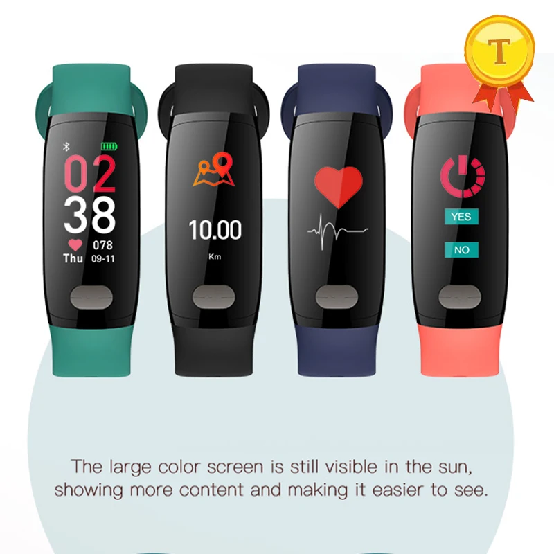 Новинка 2018 смарт браслет с измерением ЭКГ артериального давления сердечного