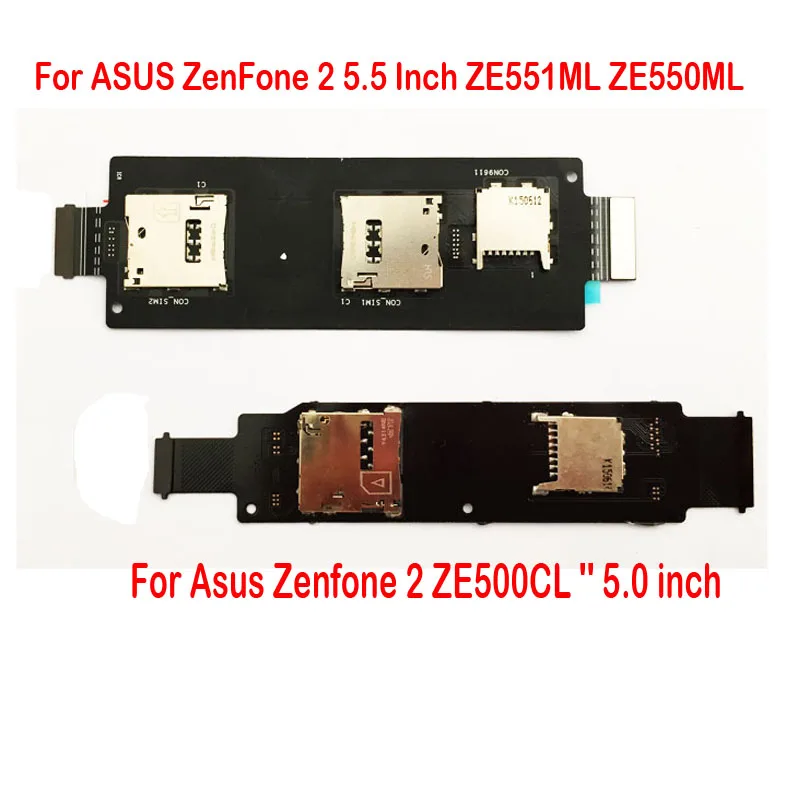Устройство для чтения SIM-карт слот гибкий кабель Для ZenFone 2 ZE550ML ZE551ML ZE500CL 4 A450CG 5 &quot5