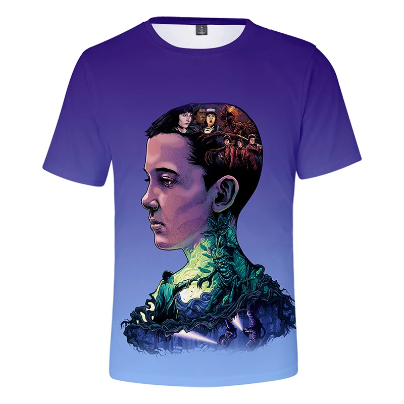 Уличная цифровая Повседневная футболка с коротким рукавом 3D изображением