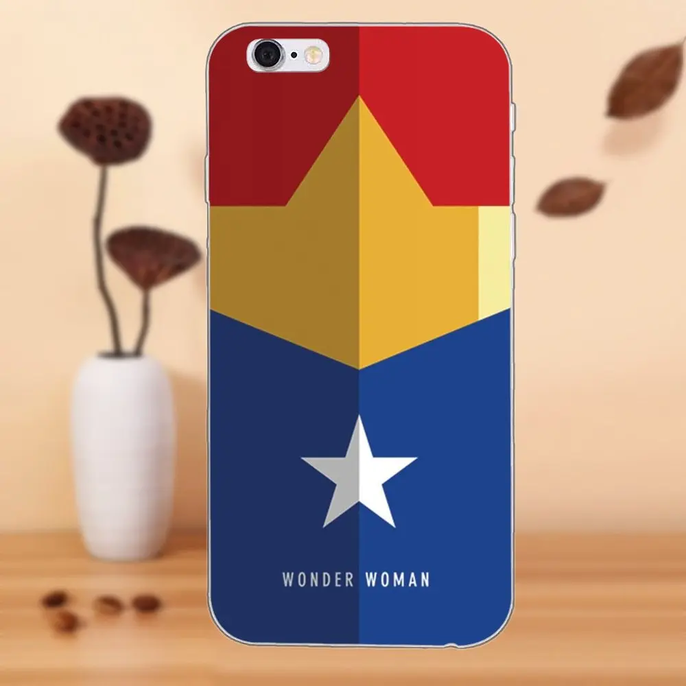 Комиксов Wonder Woman логотип плакат для Huawei P7 Honor 4C 5A 5C 5X6 6C 6A 6X7X8 9 V8 V10 Y3II Y5II Y6II G8 играть