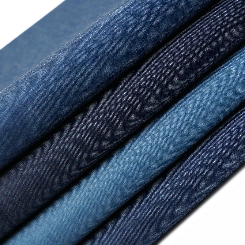 Xintianji Высокое качество джинсовая ткань с рисунком тонкий хлопок для джинсов